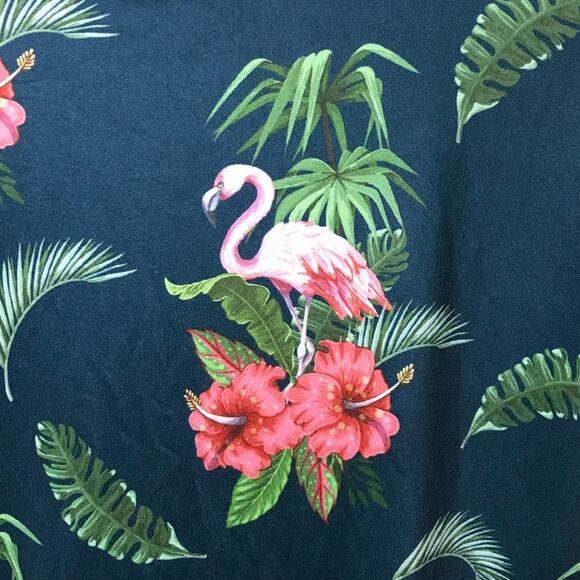 Yatta Flamingo Collared Short Sleeve Polo Golf Shirt XL - Picture 6 of 6